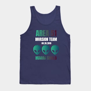 Storm Area 51 Invasion Team Human Shield Tank Top